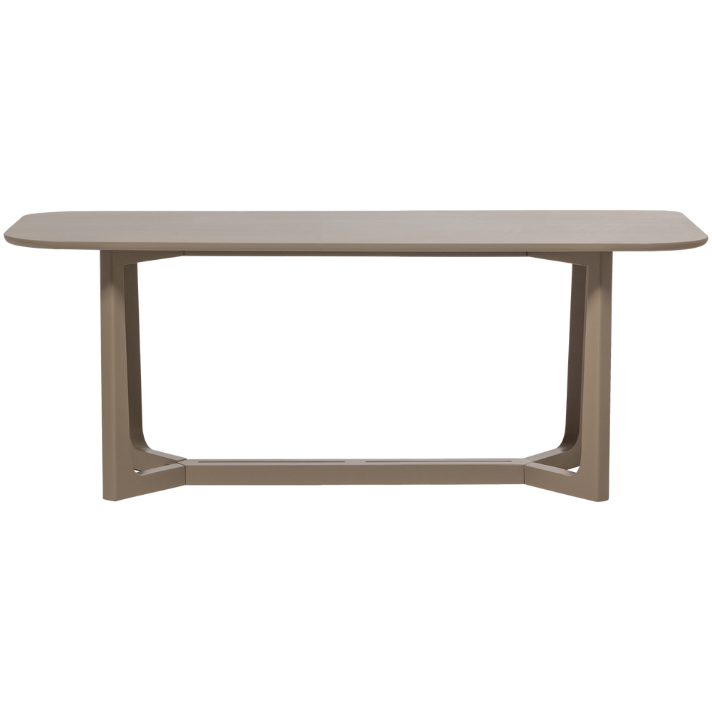 Stalas FERION, mangmedis, purvino molio spalvos, 180x90 cm