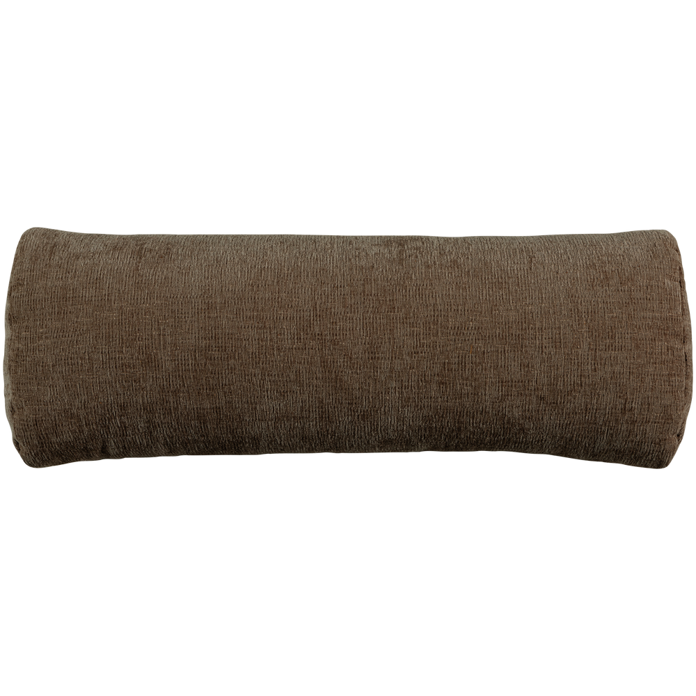 Pusapvalė sofa BATAVIER, 4-vietė, veliūras, ruda melanžas