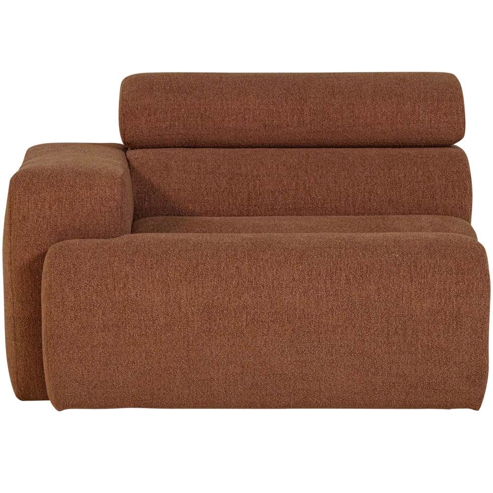 1-vietis elementas NOVI, porankis kairėje, buklė, terakotinė