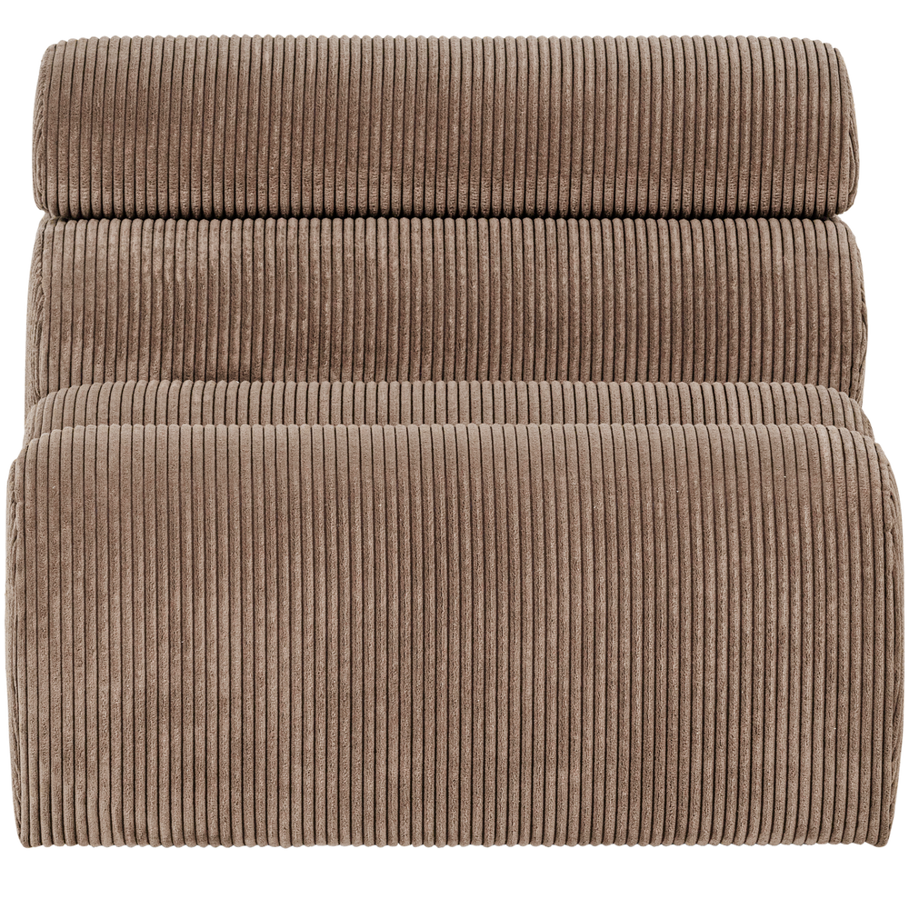 1-vietis elementas NOVI, briaunotas audinys, pilkai rusva