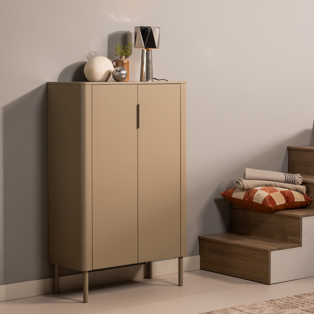 Dviejų durų spinta GUNNAR, pušis, purvo spalva