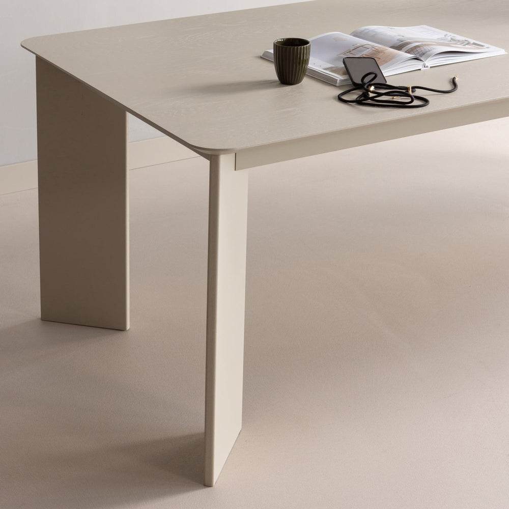 Valgomojo stalas TABLO 240x100 cm ąžuolas dakaro pilka
