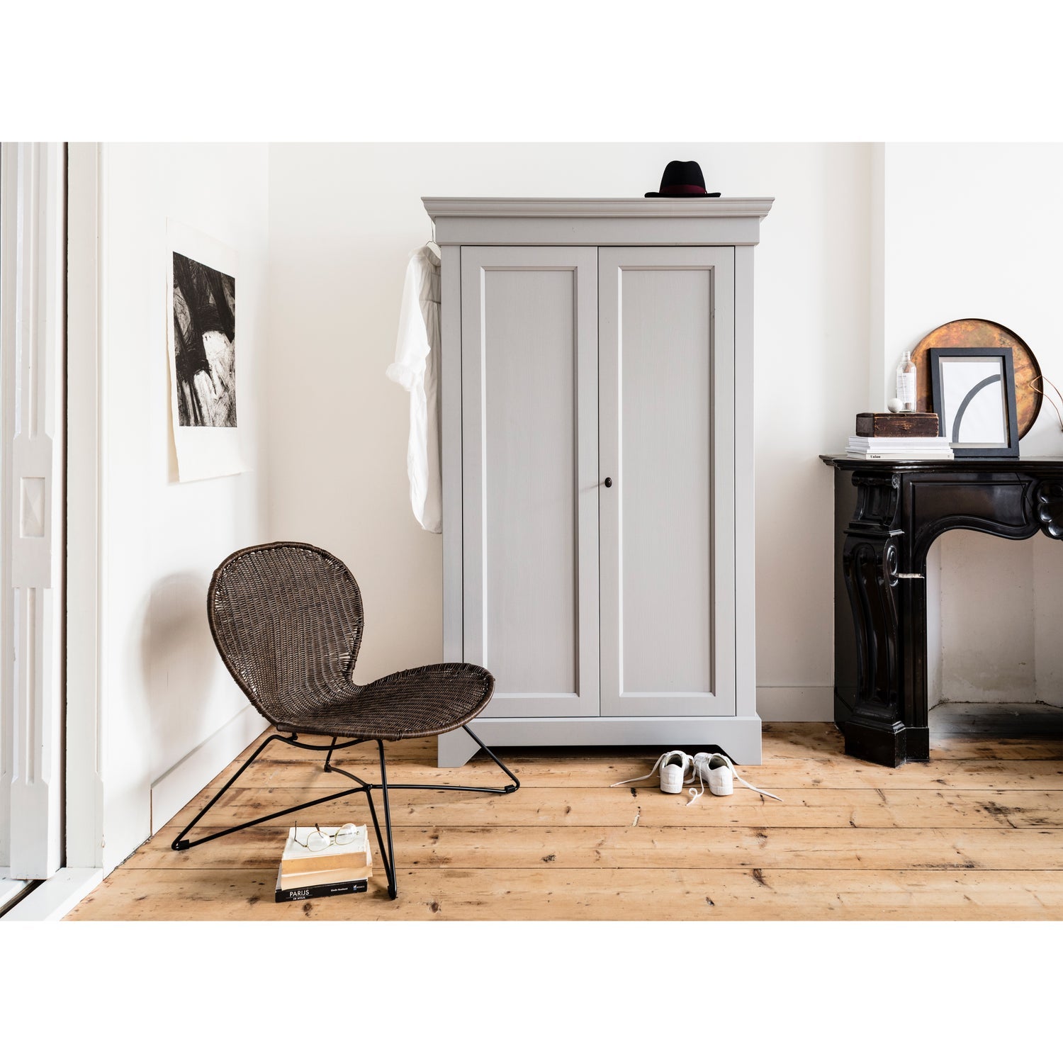 Spinta Isabel, betoninė pilka