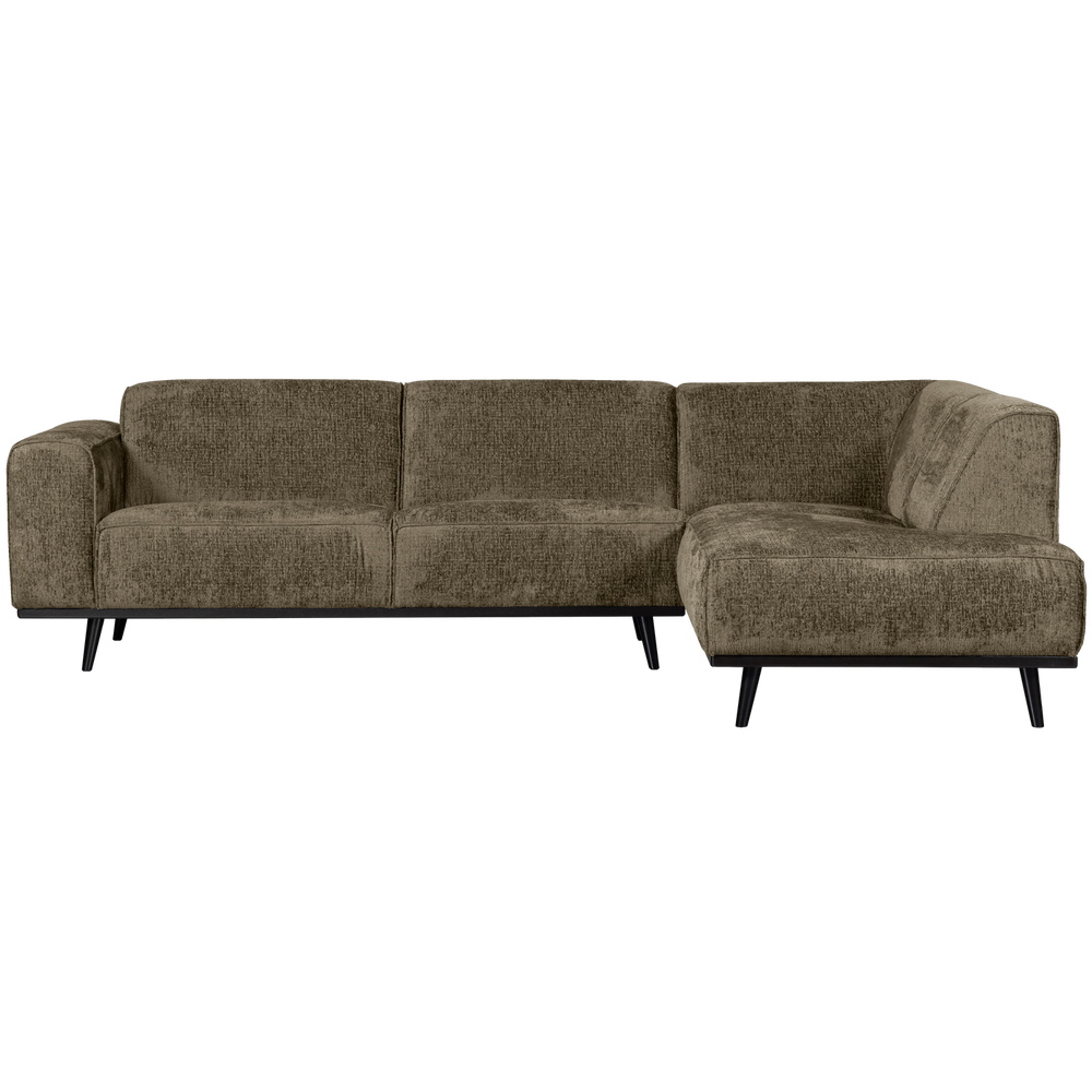 Kampinė sofa STATEMENT dešinioji, struktūrinis veliūras bonsai