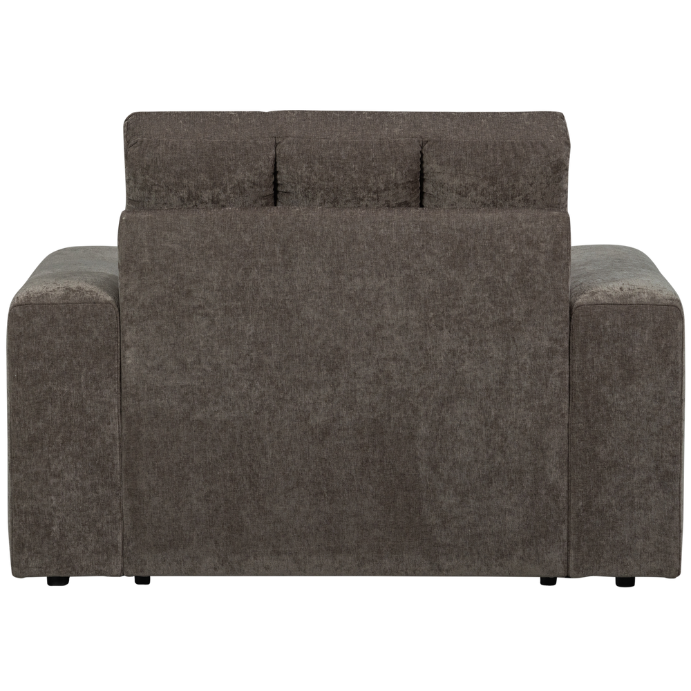 Armchair SECOND DATE, woven fabric Vintage Warm Grey