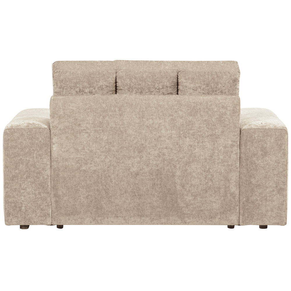 Two-seater armchair SECOND DATE, Vintage Nougat