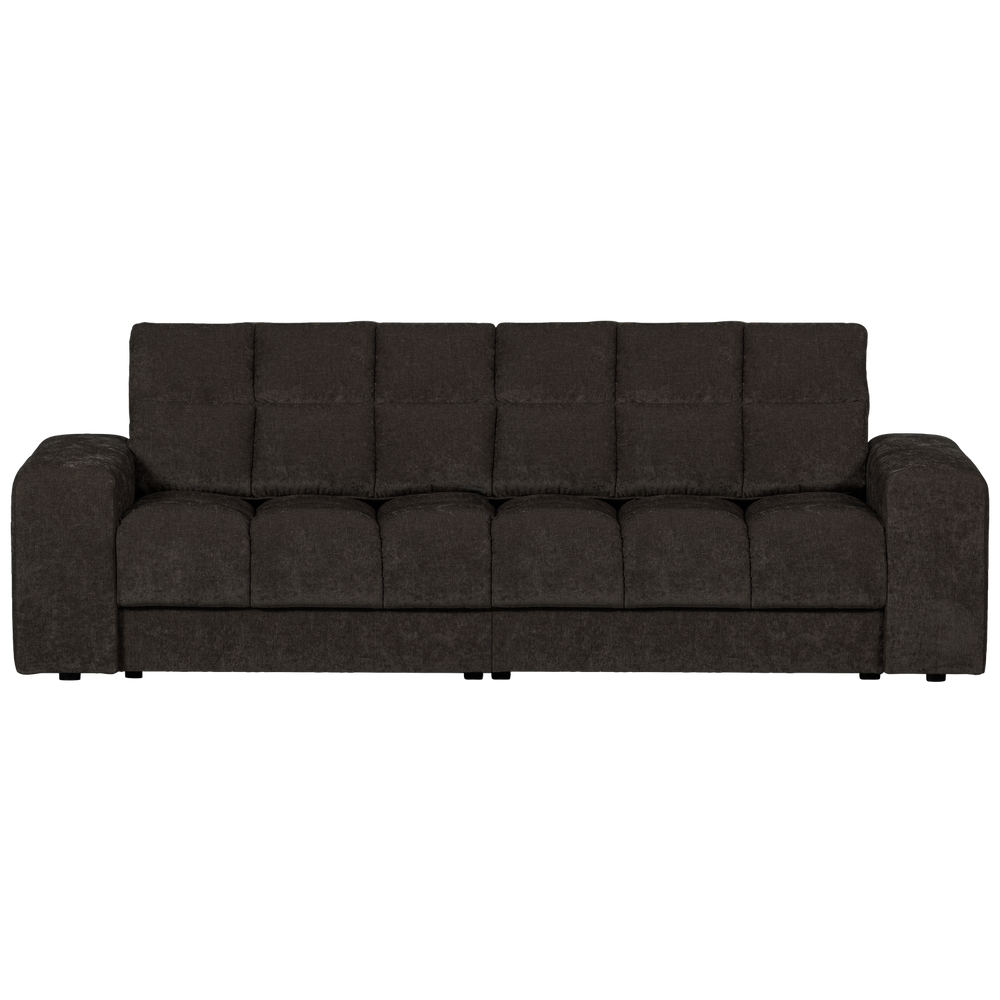 Dvivietė sofa SECOND DATE, vintažinis audinys, antracito spalva