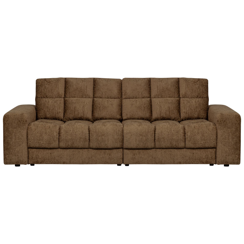 Dvivietė sofa SECOND DATE, struktūrinis aksomas, brass