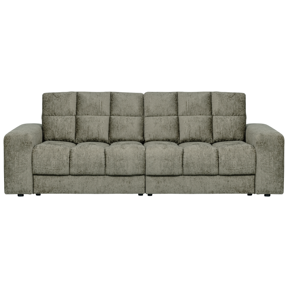 Dvivietė sofa SECOND DATE, struktūrinis aksomas, frost