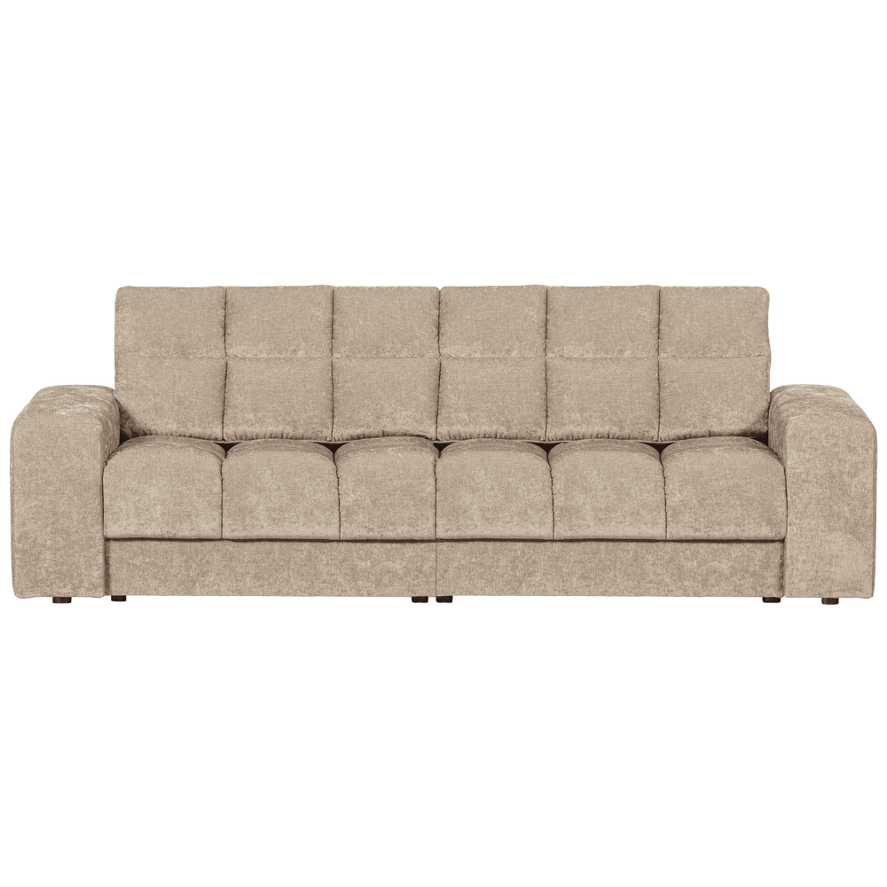 Dvivietė sofa SECOND DATE, vintažinis audinys, nougat