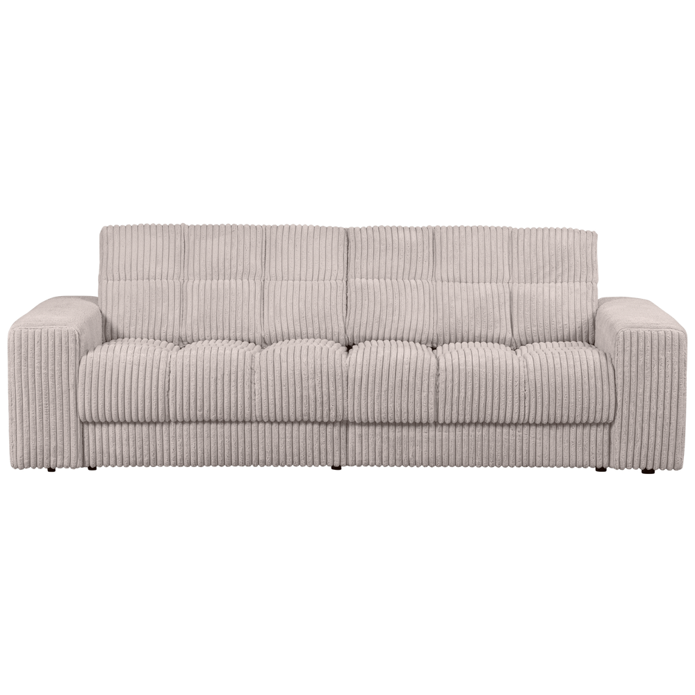 Dvivietė sofa SECOND DATE RIBCORD, natūrali
