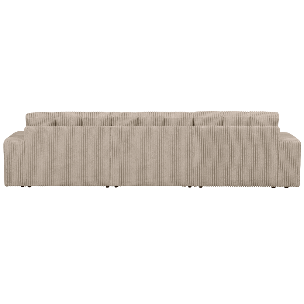 3 vietų sofa SECOND DATE, rib audinys Travertin