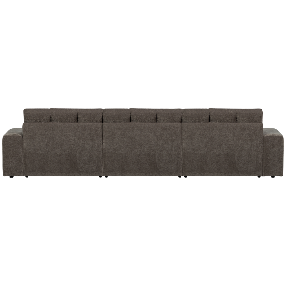 3-seater sofa SECOND DATE, vintage fabric Warm Grey