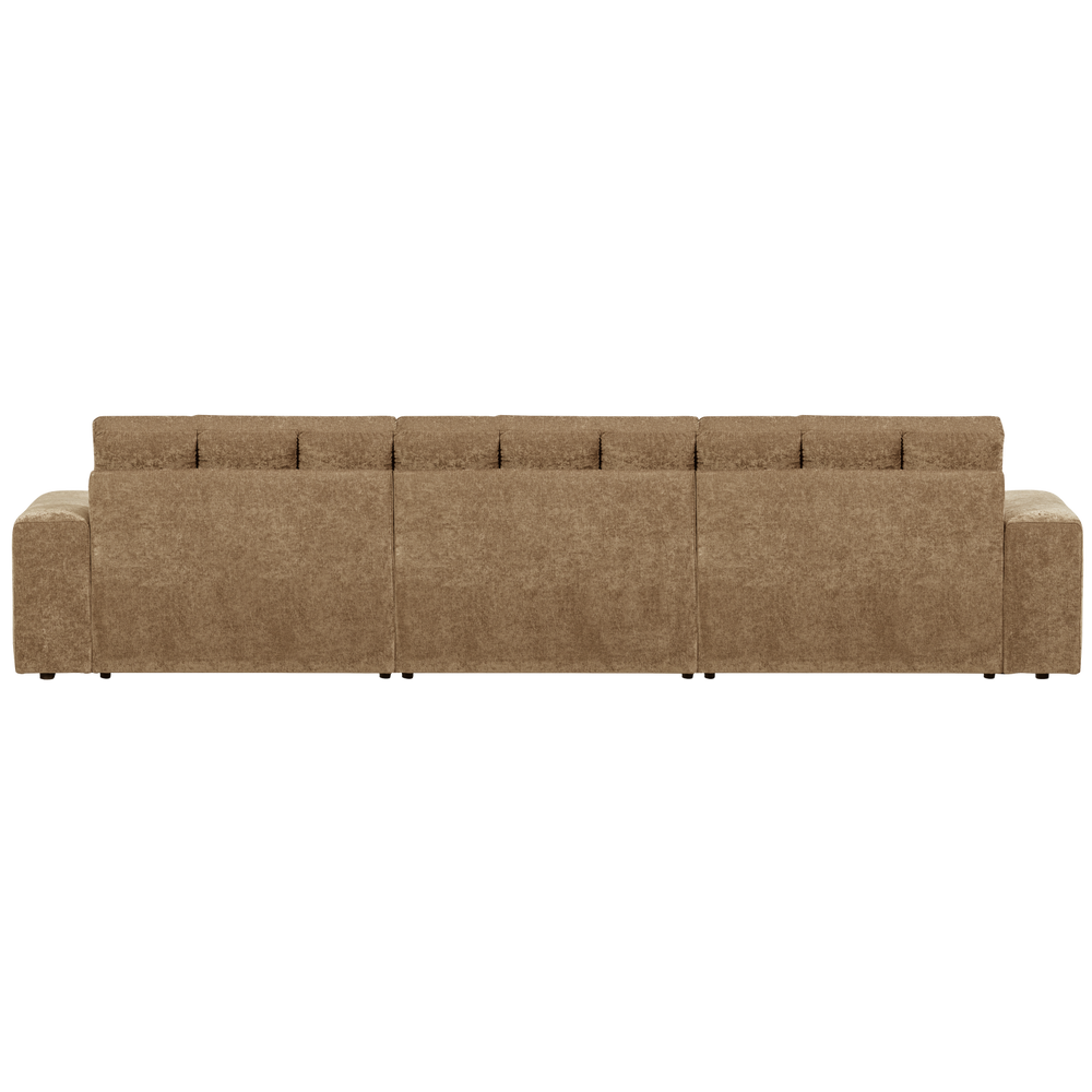 Right Chaise Sectional SECOND DATE, vintage fabric, sand