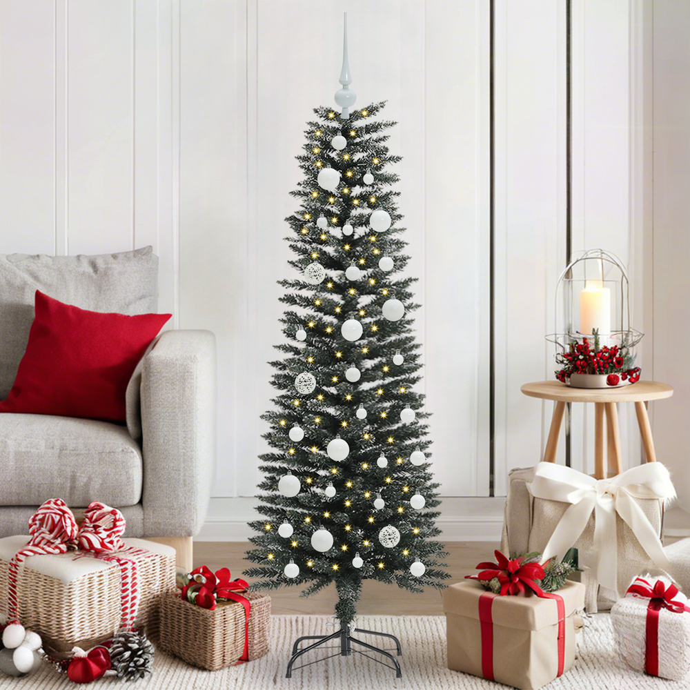 Artificial Christmas tree PINE AK, with 150 LED Green 40.5 x 40.5 x 120 cm.