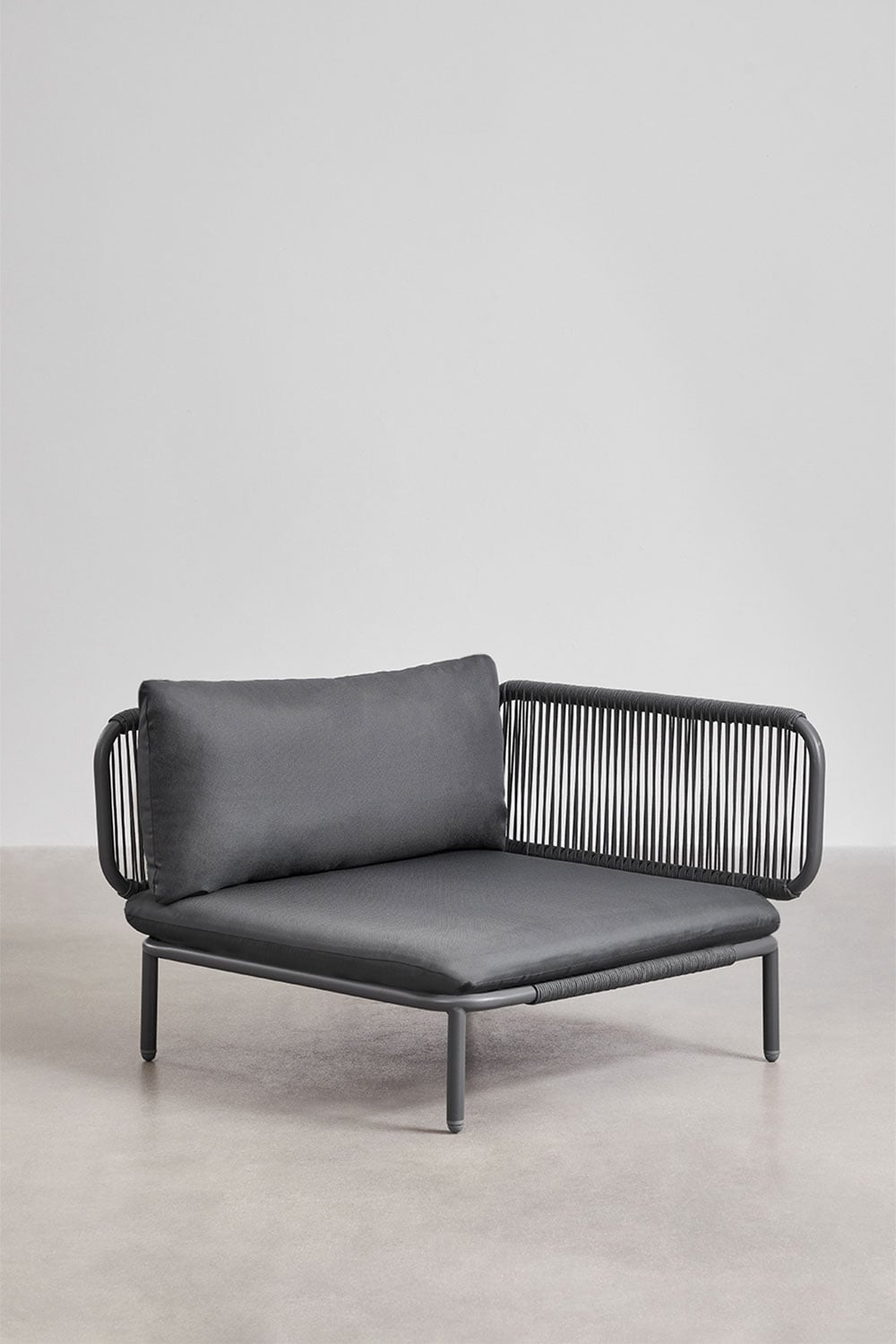 Kampinė sofa GRAFITO, keturių dalių komplektas