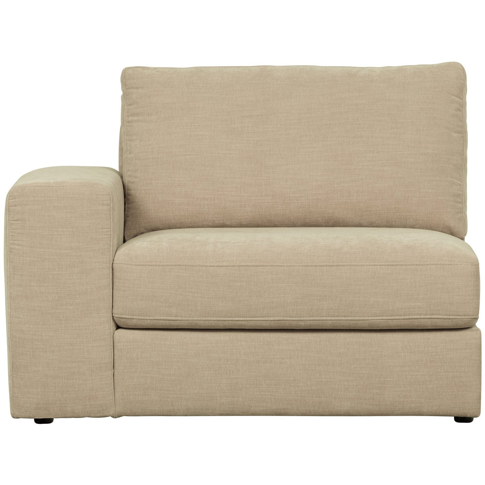 Module With Armrest FAMILY SINGLE, left, Sand