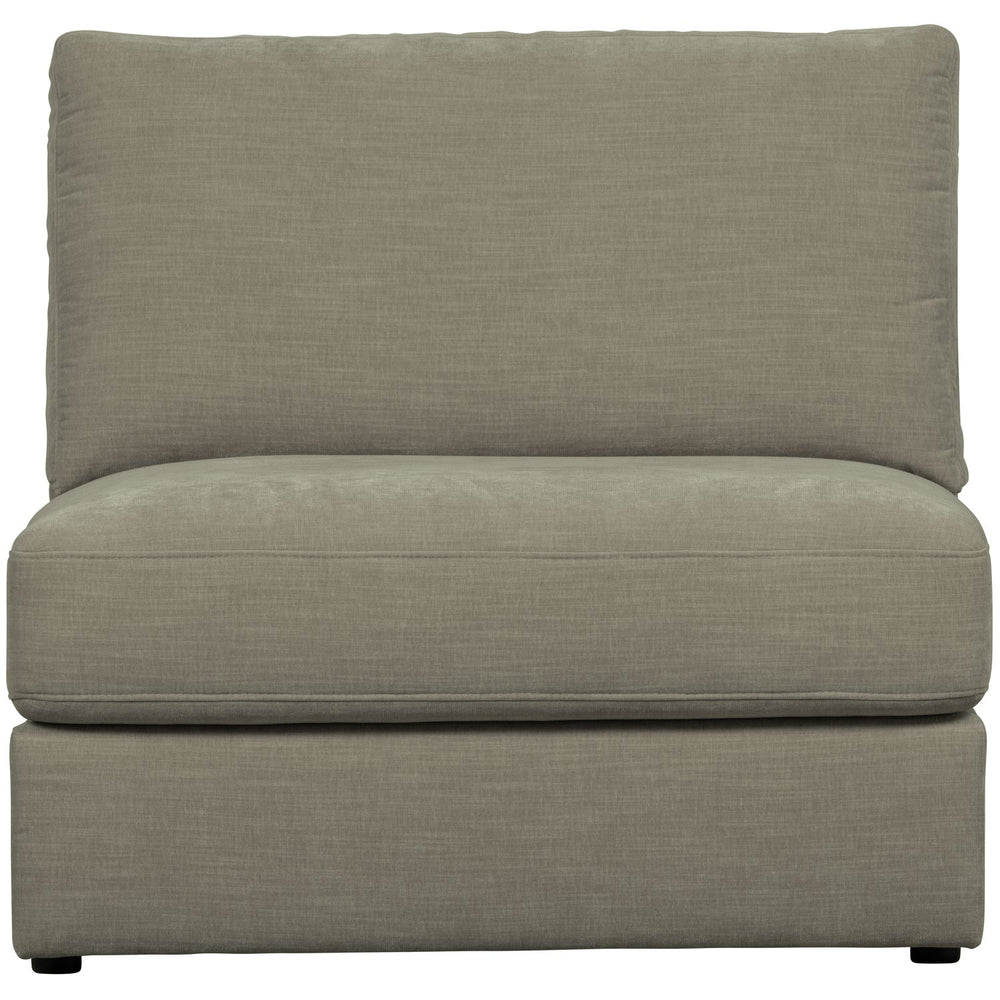 FAMILY single element, without armrest, warm grey