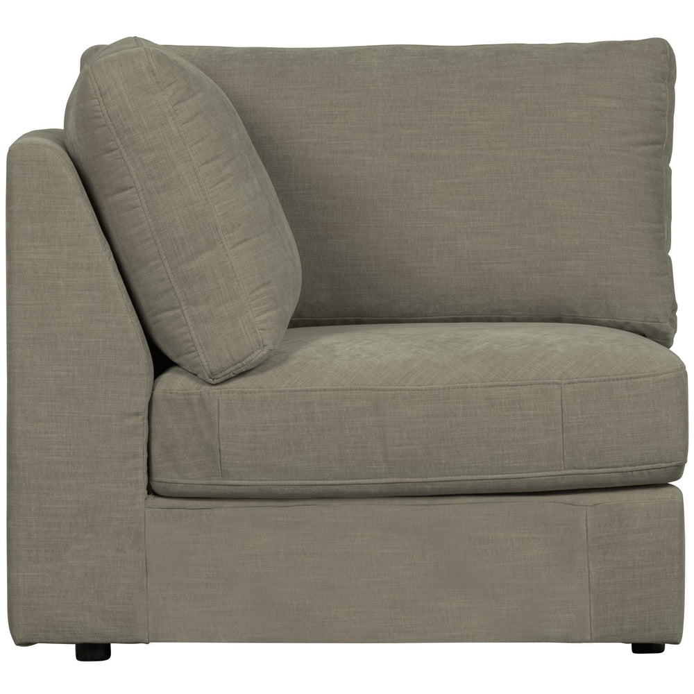 Corner element FAMILY, warm gray