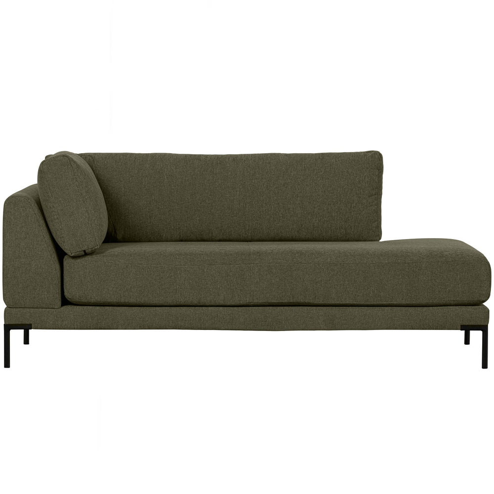Lounge element COUPLE, right warm green