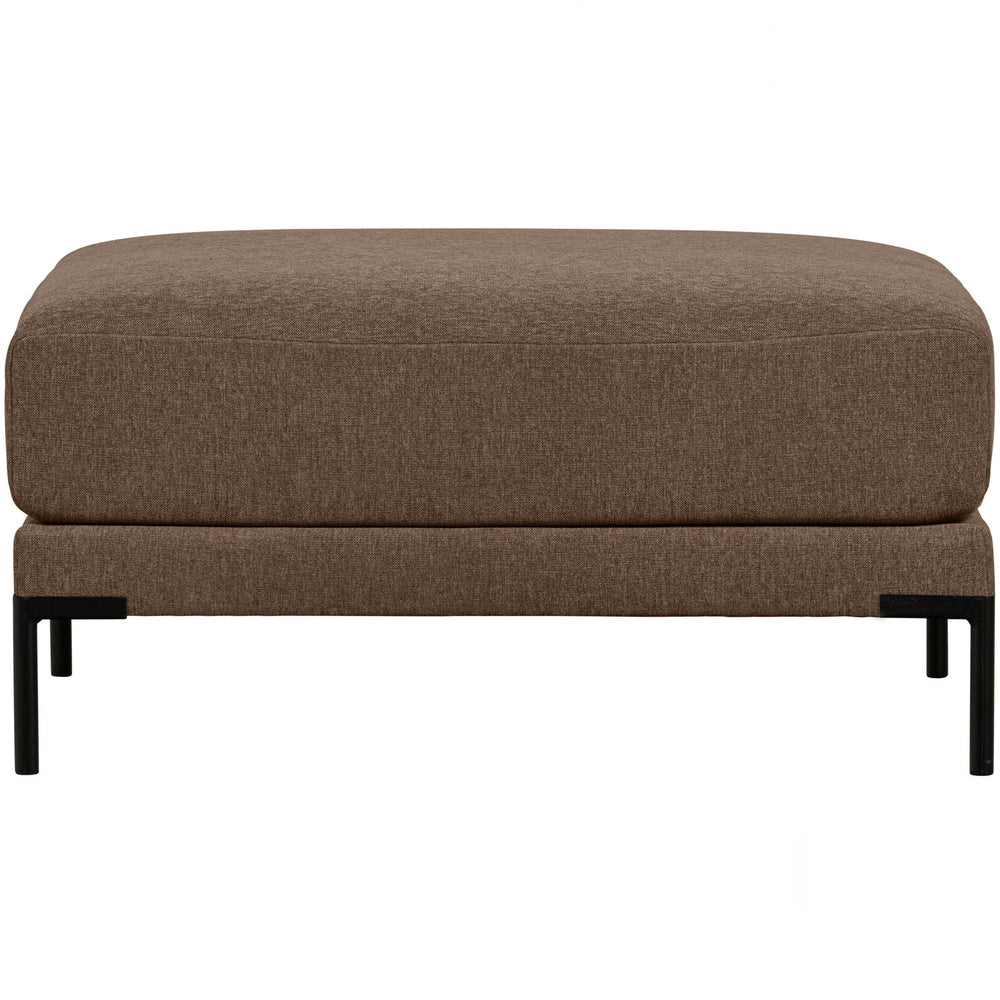 Pouffe COUPLE, velvet, chocolate brown