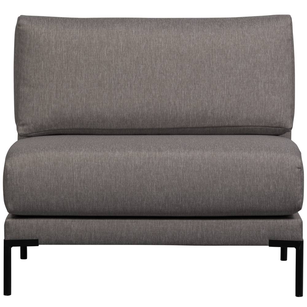 Valgomojo suoliukas COUPLE, 100 cm, pilkai melanžinis