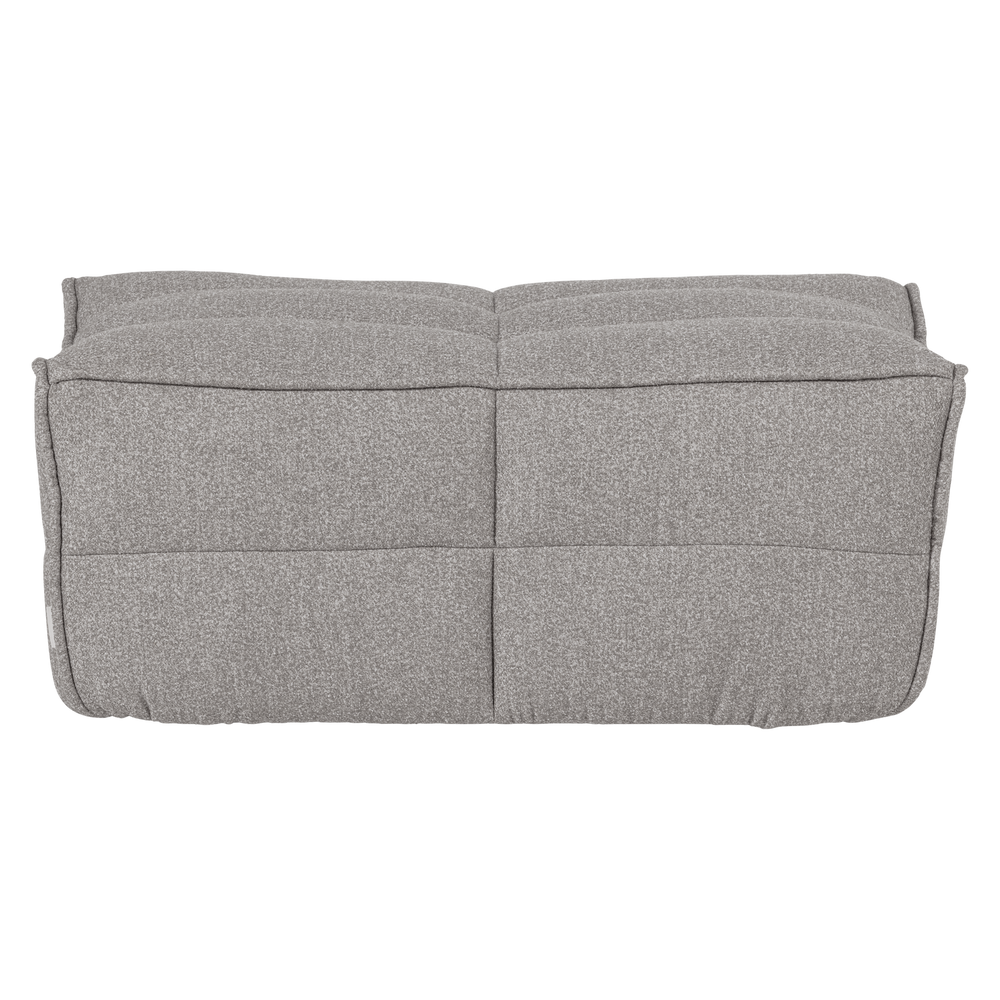 Pufas CLUSTER, bouclé šilta pilka