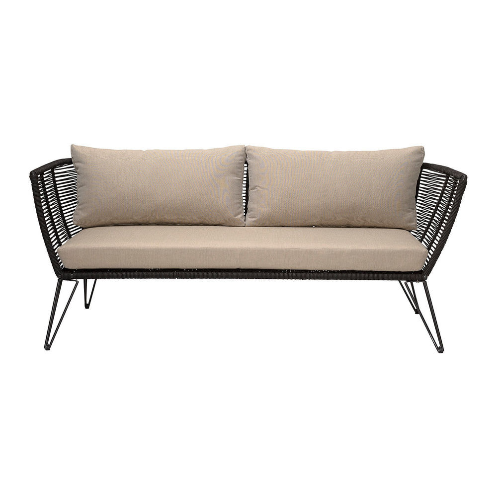 Lauko sofa MUNDO, juoda