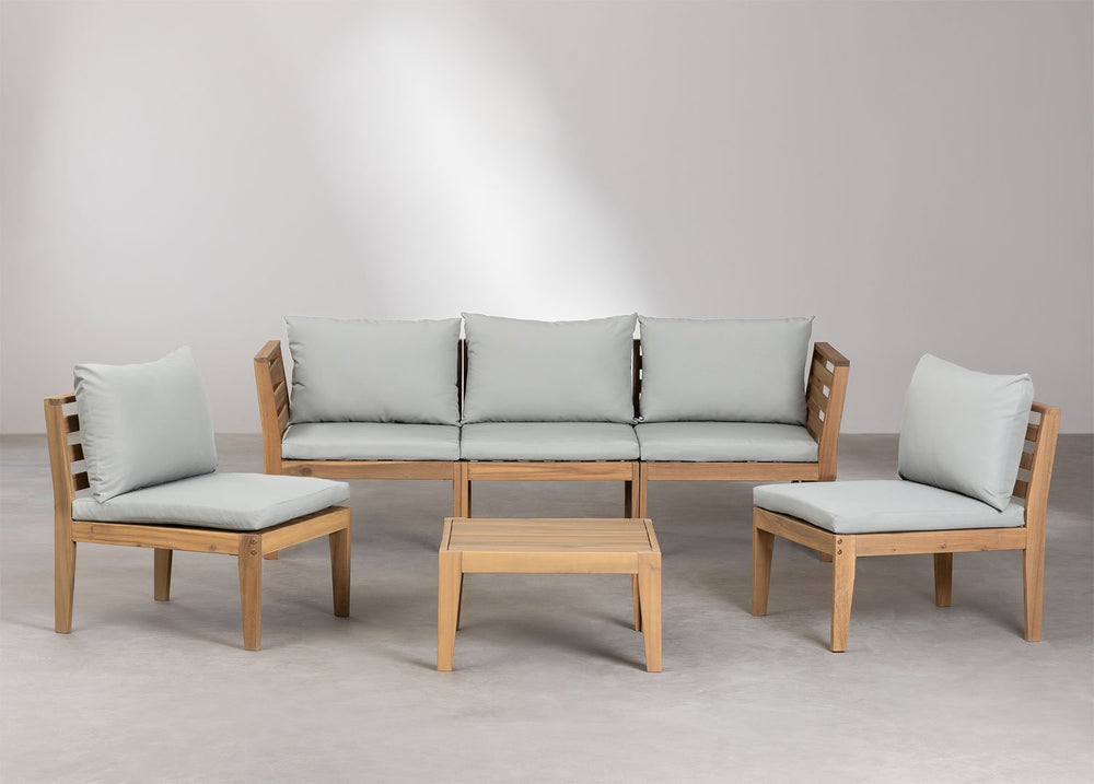 Lauko komplektas FILIPS, šviesiai pilka