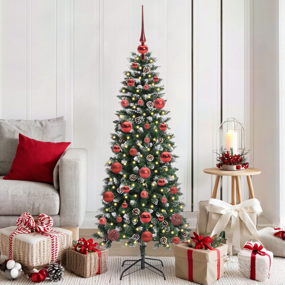 Artificial Christmas tree HORIZON VALE, Green 150 cm, plastic and steel