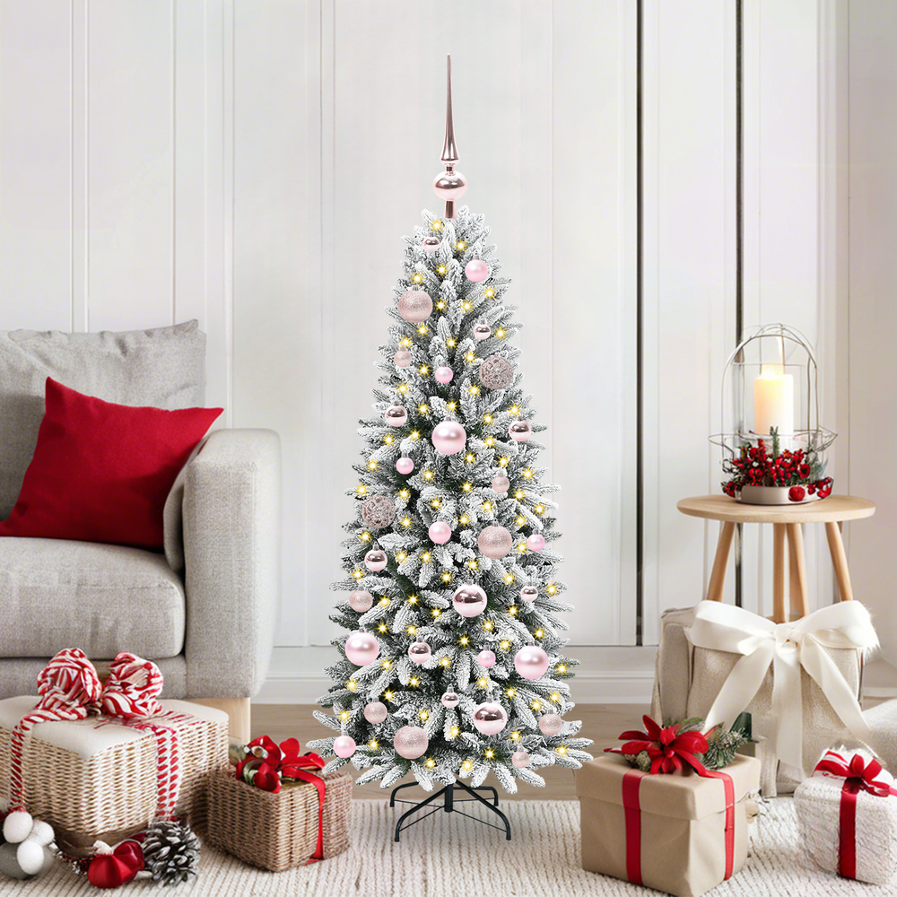 Artificial Christmas tree FROST BOREAL, with 150 LED stand White 120 cm.