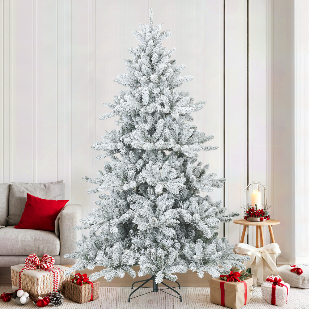 Artificial folding Christmas tree MEADOW MEADOW, with snow effect White