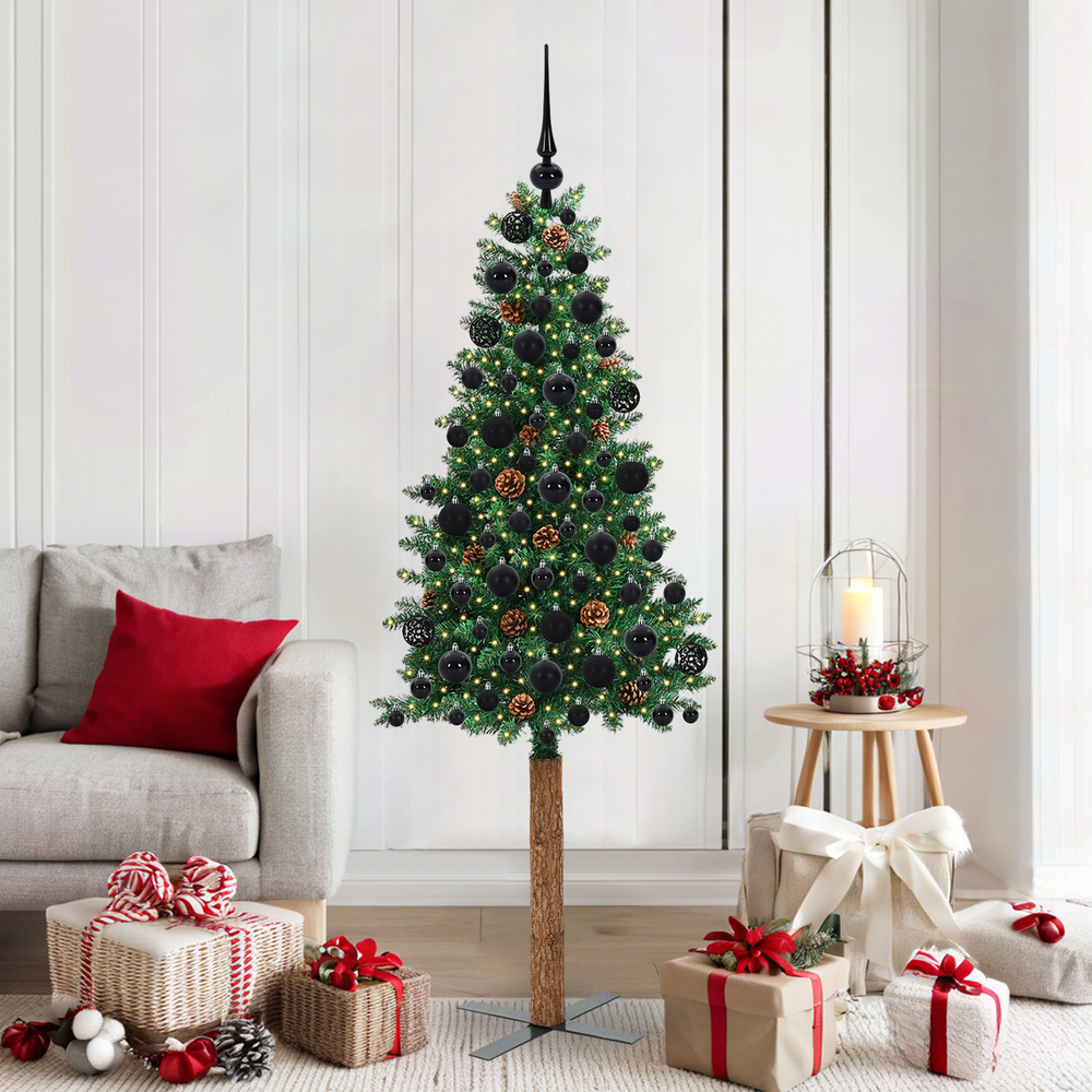 Slim Christmas tree GROVE HORIZON, Green 180 cm., hard pine