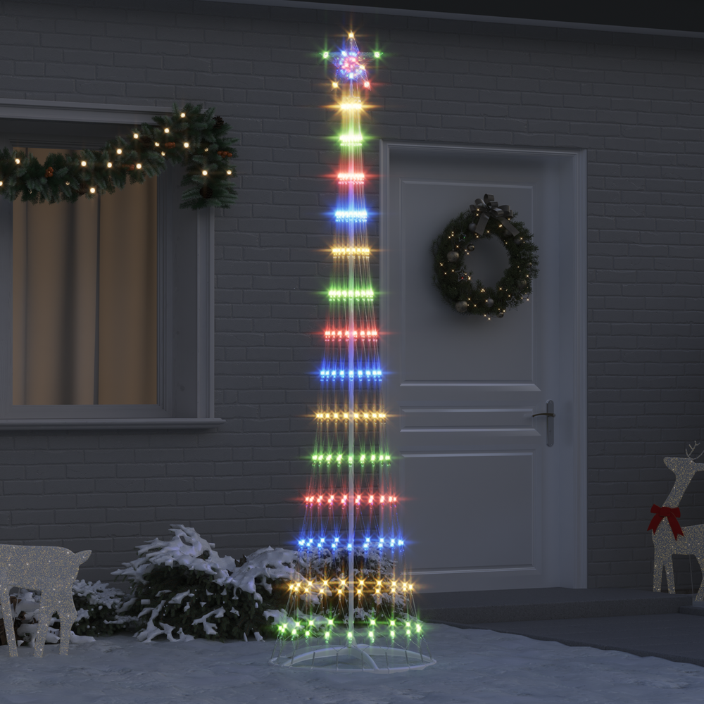 LED Christmas Tree WINTER WINTER, Multicolour 70 x 70 x 250 cm. metal