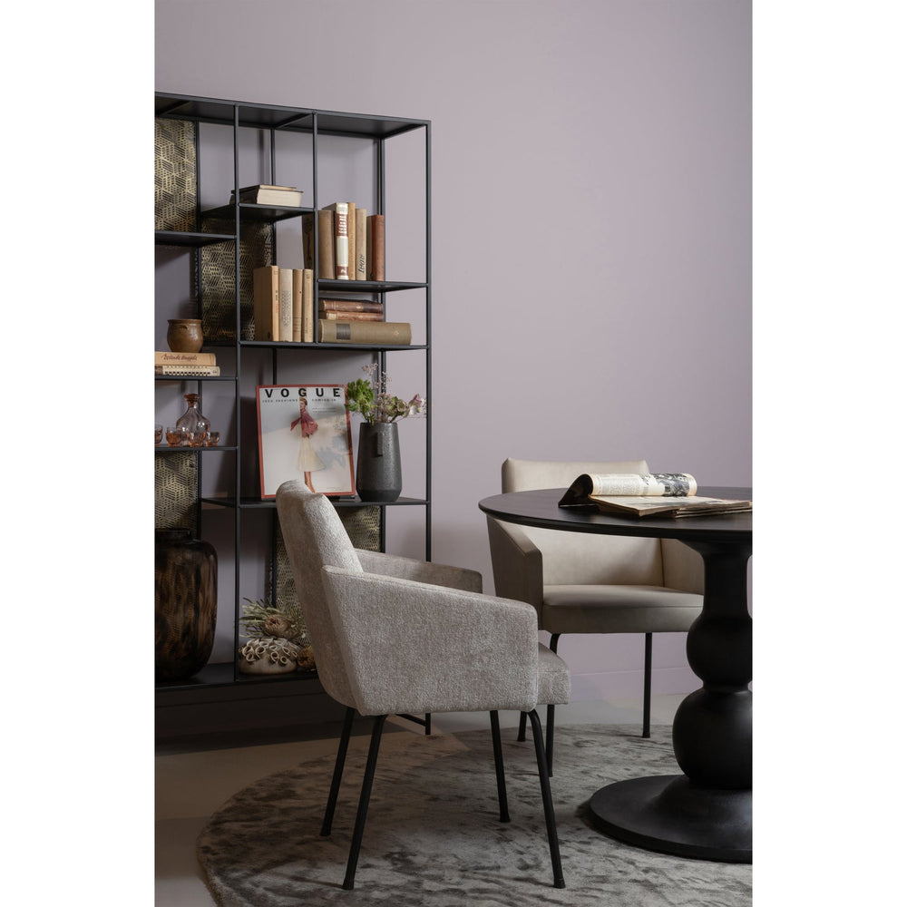 Valgomojo kėdė MOUNT, su porankiais, natūrali spalva