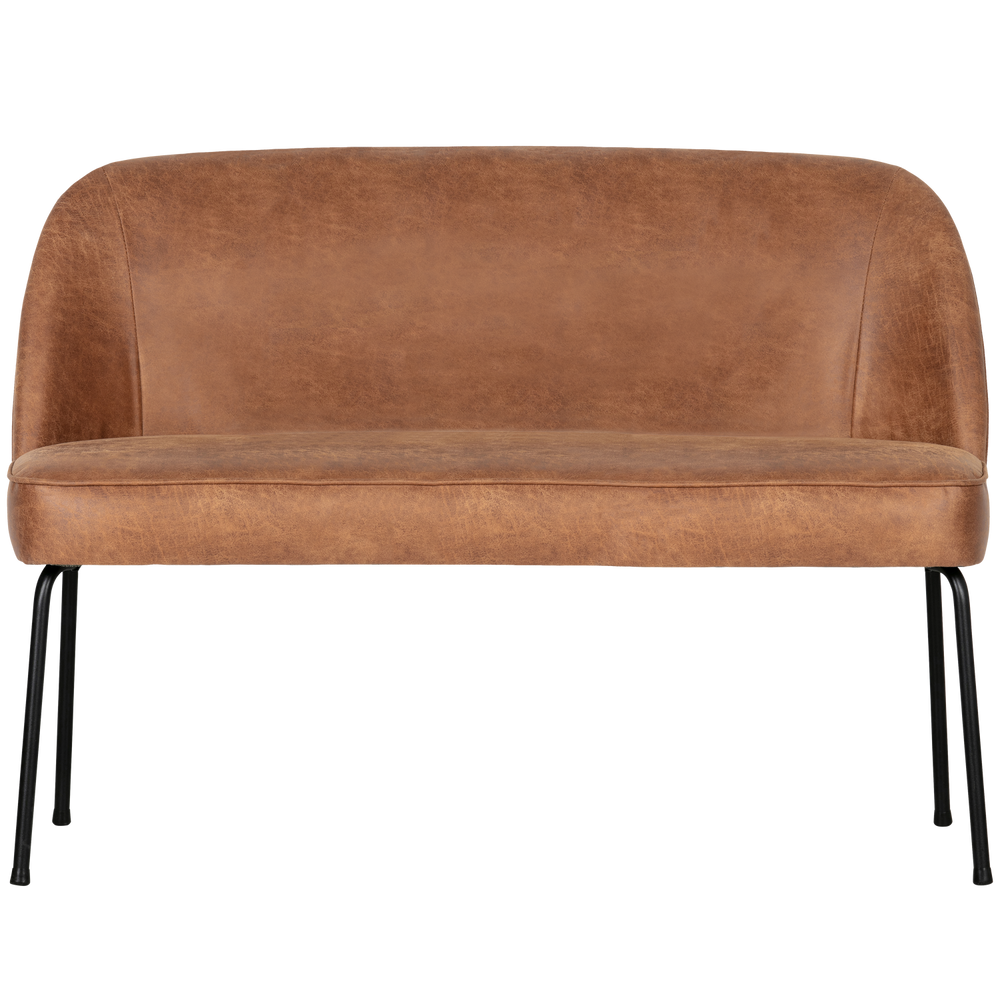 Valgomojo suoliukas VOGUE, eko odos, konjako spalvos