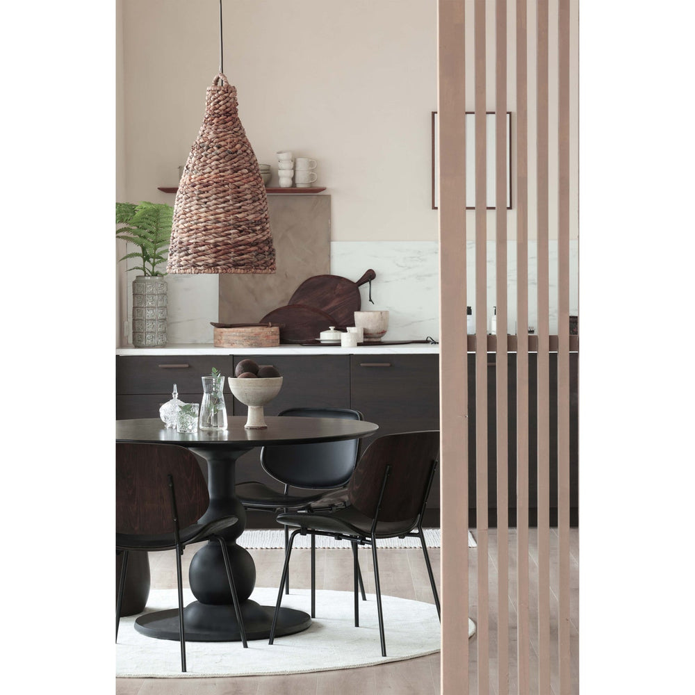 Dining chair CLOSE IN, black eco leather