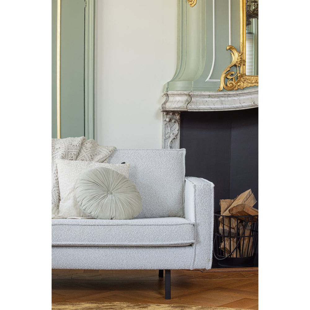 Sofa RODEO, 2,5 vietos, bouclé audinys, natūrali spalva