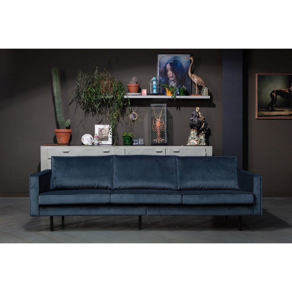 Sofa RODEO, 3 vietos, veliūro audinys, Teal spalva