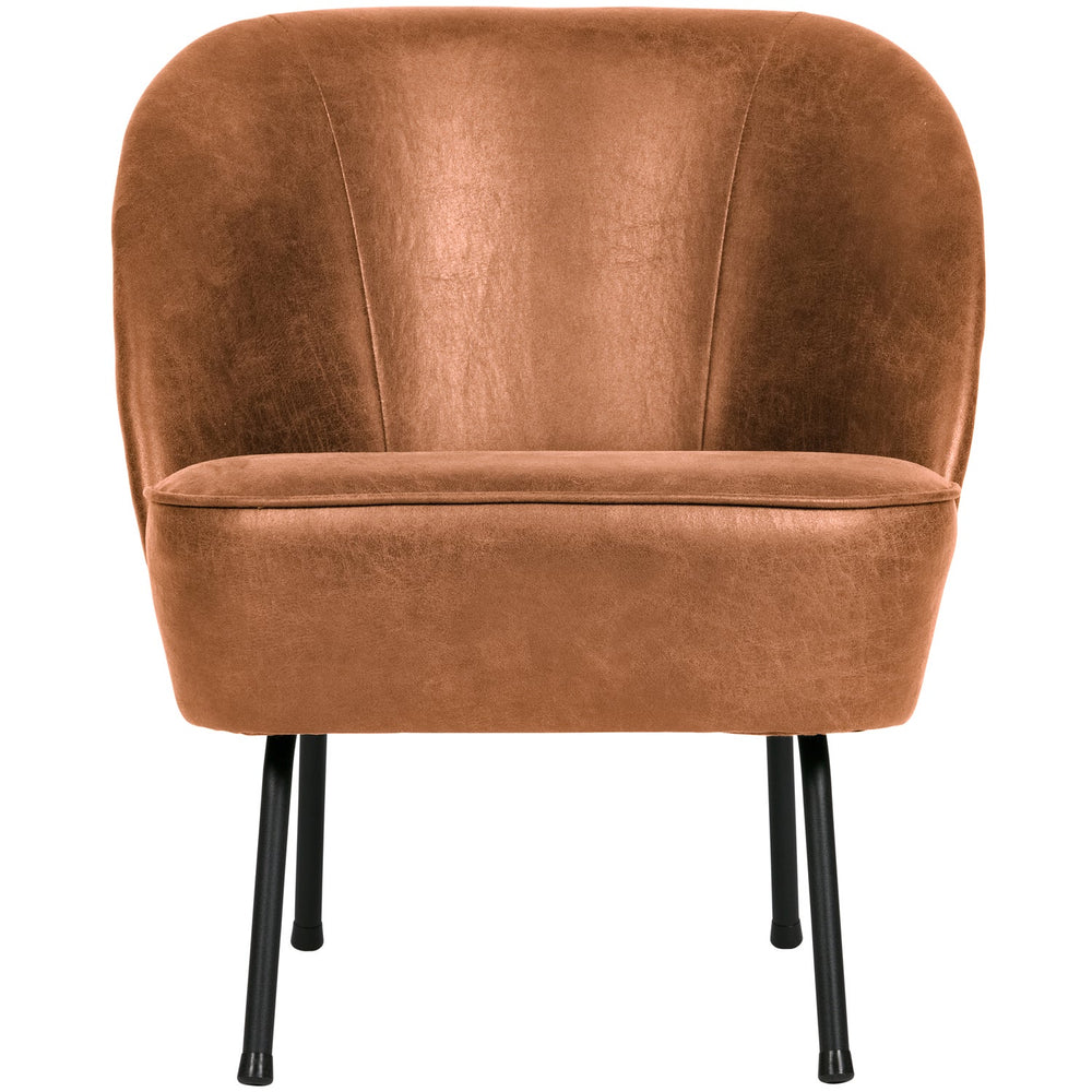 Armchair VOGUE, eco-leather, cognac colour