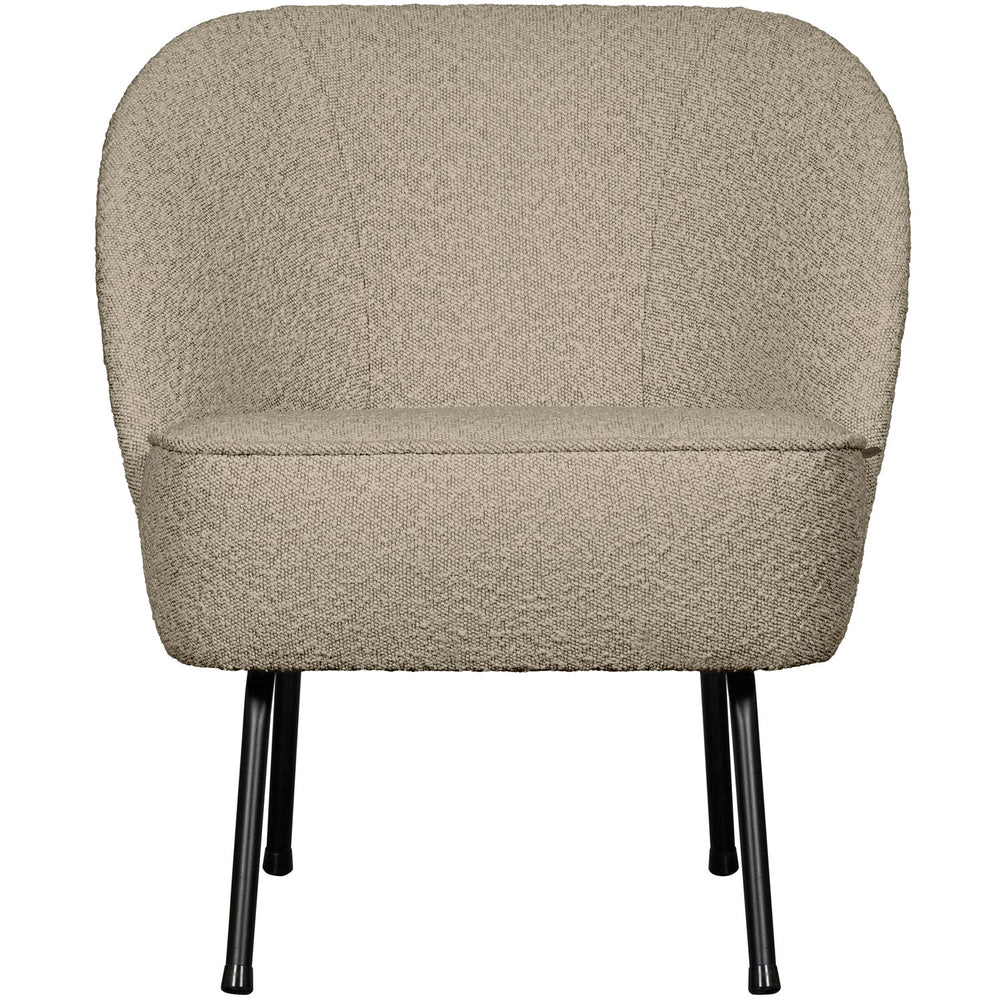 Armchair VOGUE, boucle fabric, beige color