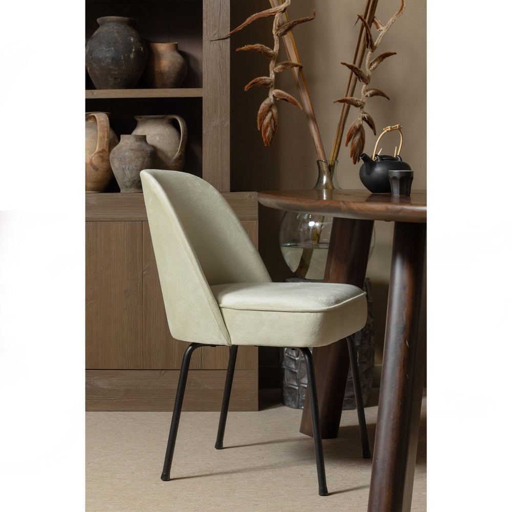 Valgomojo kėdė VOGUE, veliūras, pistacijų spalva