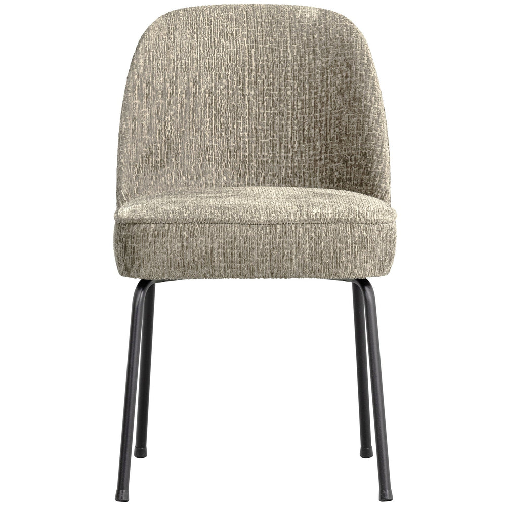Dining chair VOGUE, structural velour, light beige