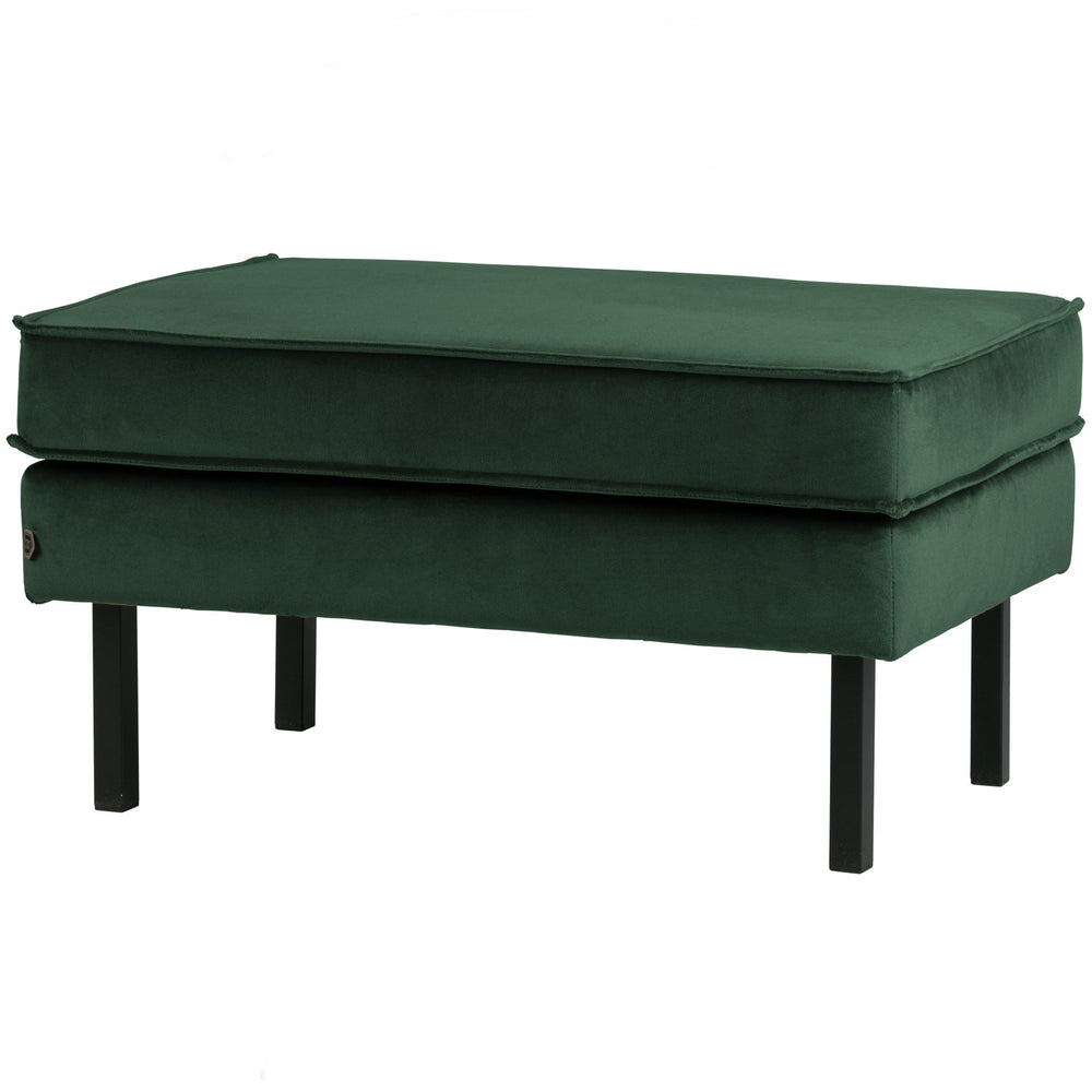 Bar stool RODEO, velvet, green