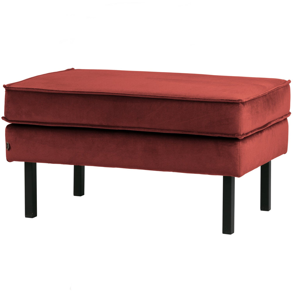 Bar stool RODEO, velour, Chestnut