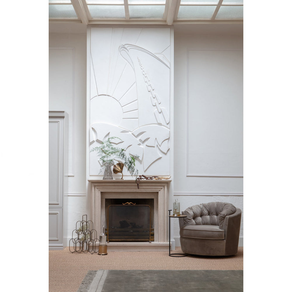 Šoninis staliukas POSITION, antikinio žalvario