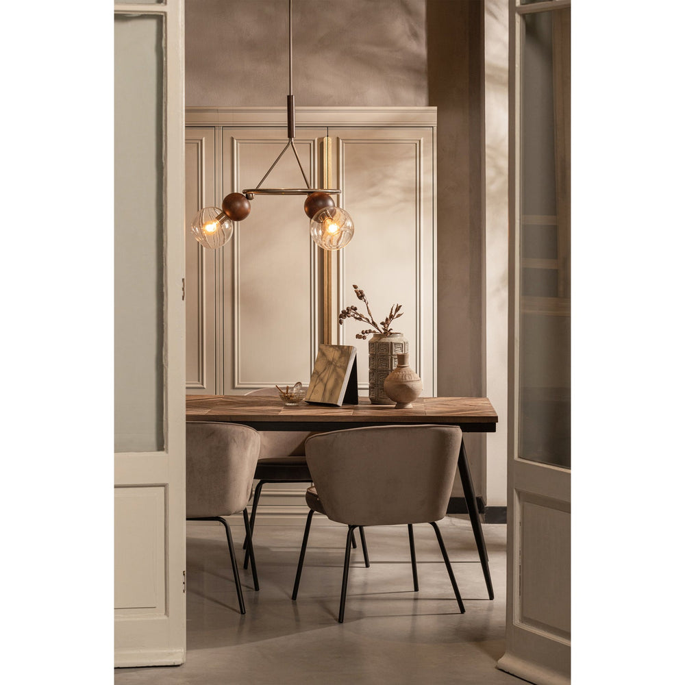 Valgomojo kėdė ADMIT, chaki veliūras