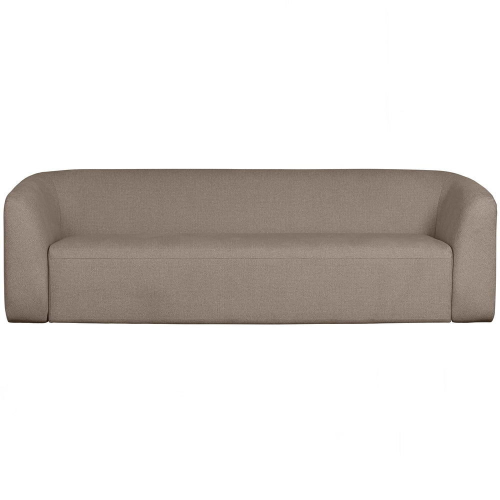 Triple SLOPING, velour, light brown melange