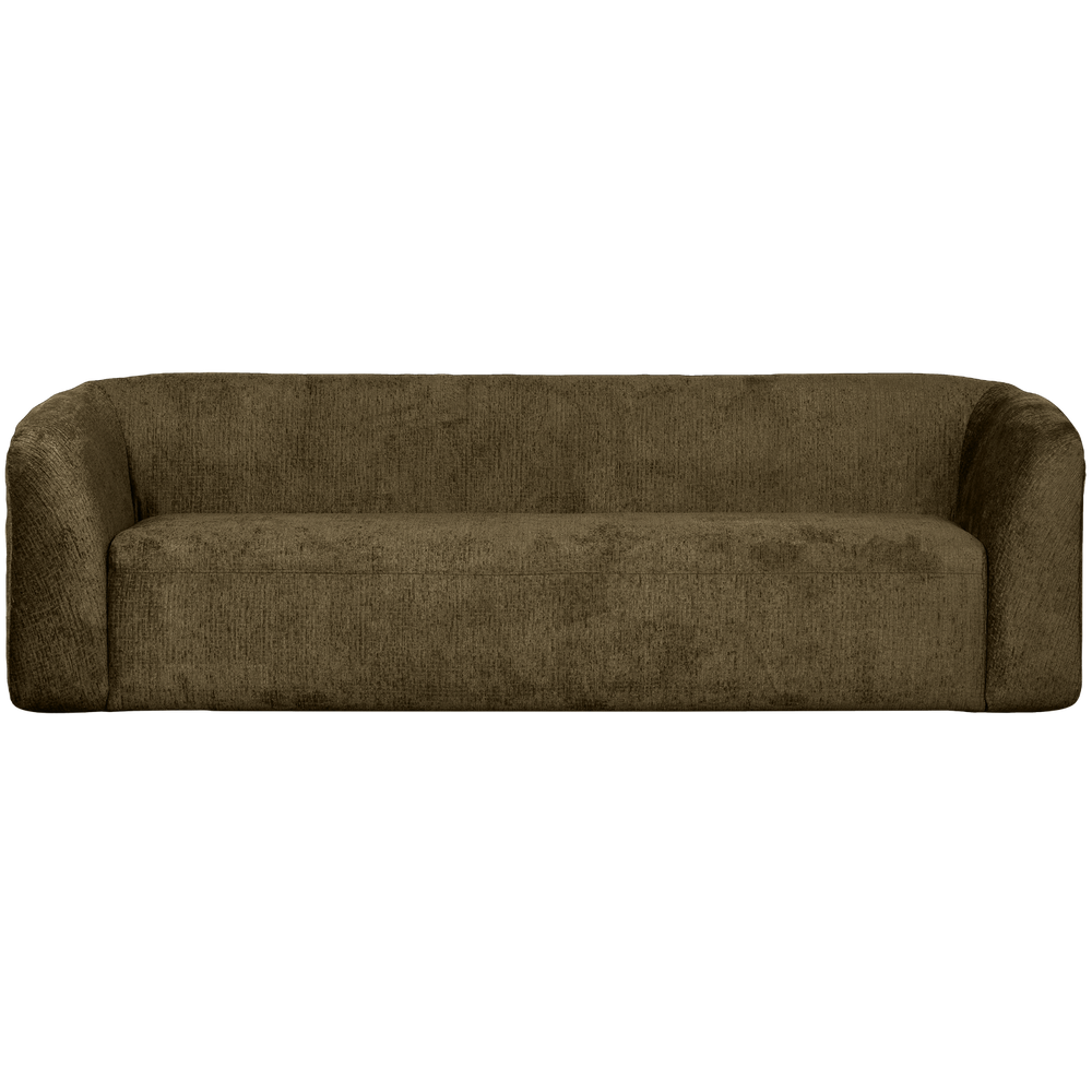 Triple SLOPING, textured velvet, Bonsai green