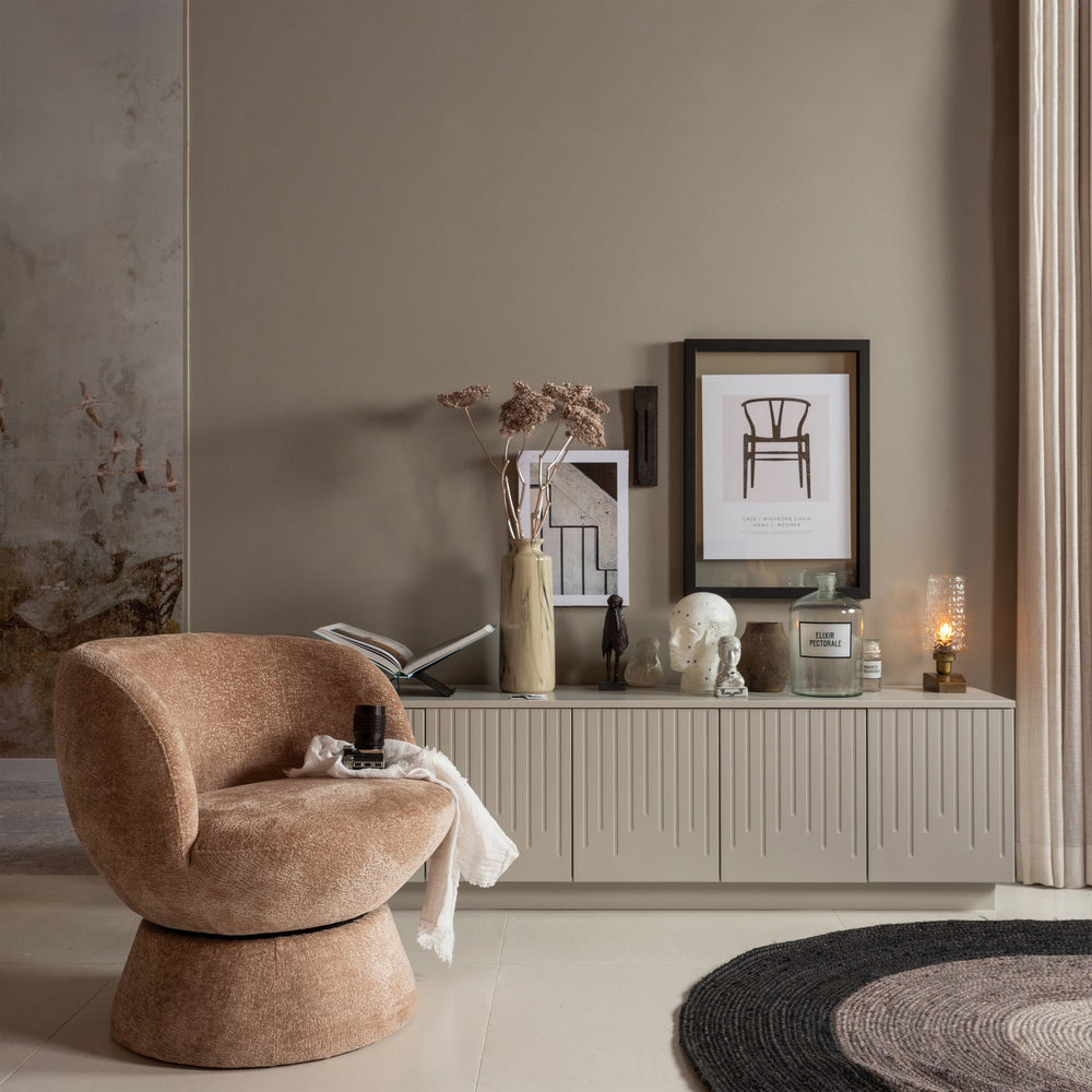 SHUFFLE Swivel Armchair, Sand
